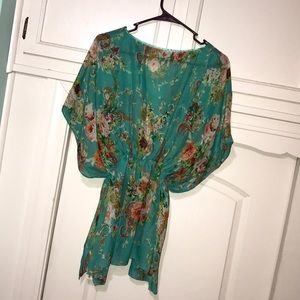Floral Sheer Blouse